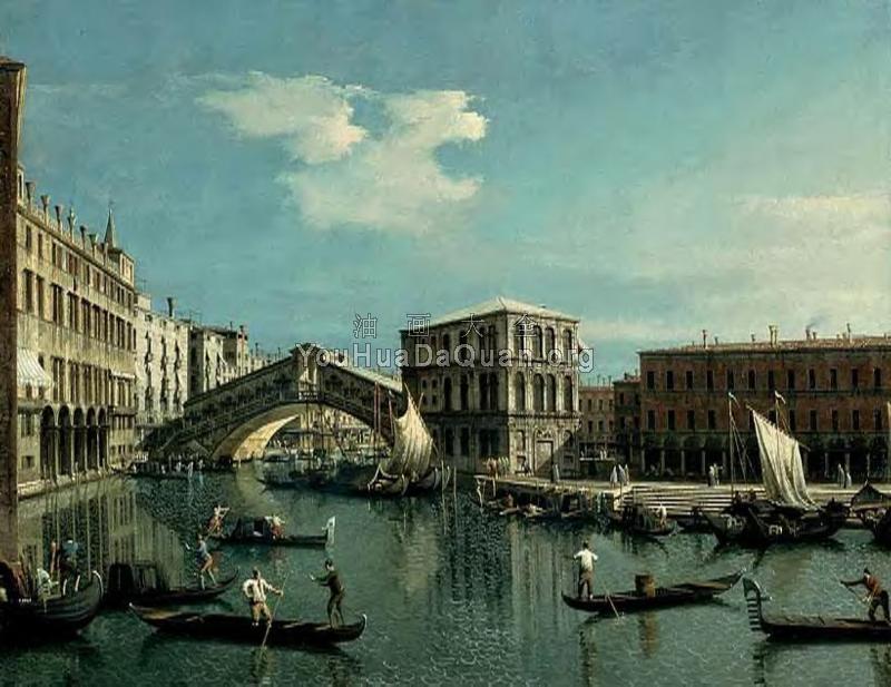 Il Ponte di Rialto - 卡纳莱托